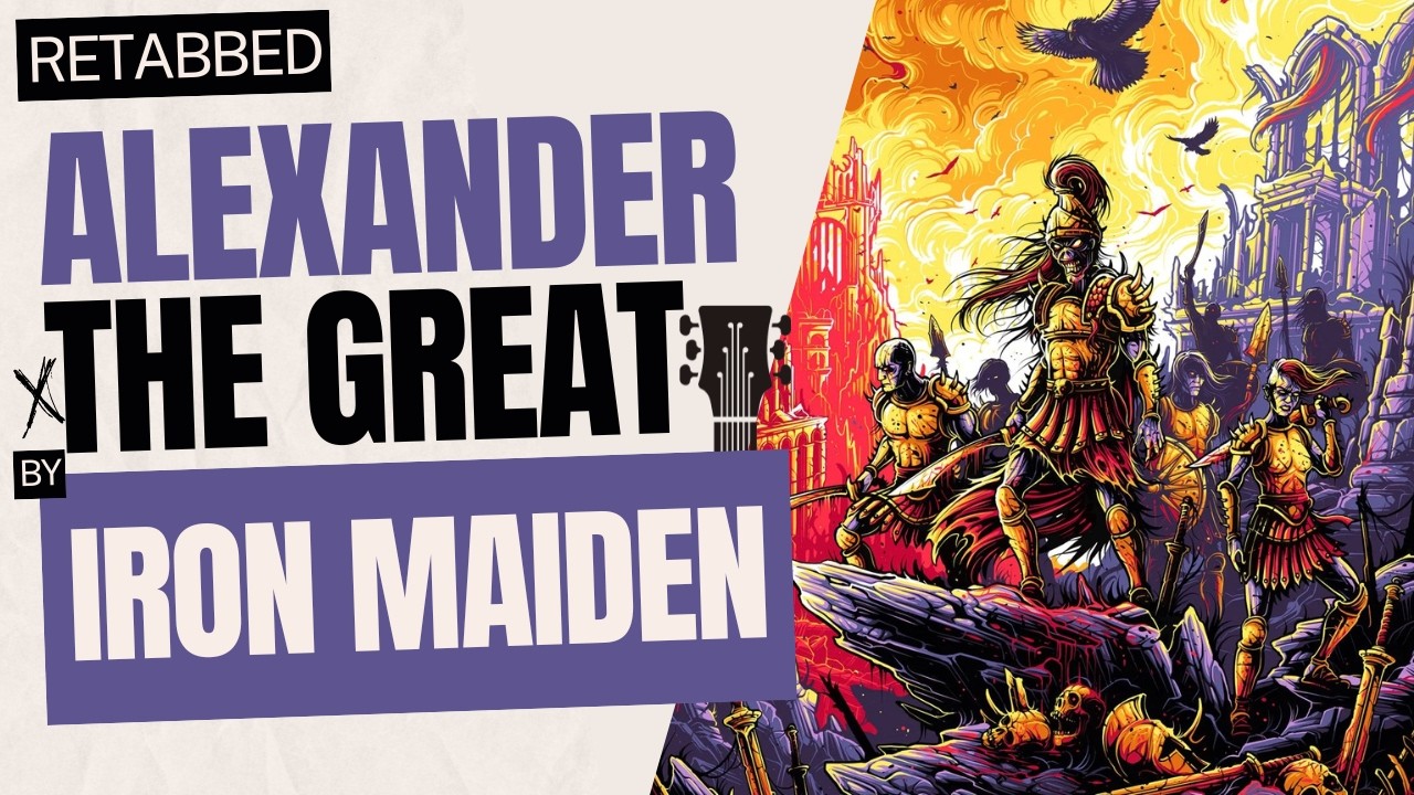 Iron Maiden – Alexander The Great | Guitar Tab | Guitar Lesson | Full Guitar Transcription
