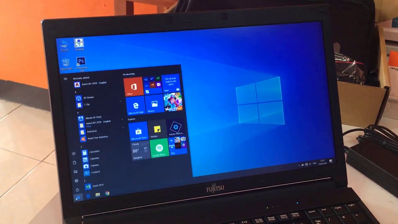 รีวิว แกะกล่อง  Notebook FUJITSU Lifebook มือสอง จากญี่ปุ่น Part #2