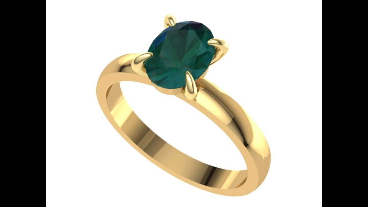 Nail Prongs Ring #3d #diamond #jewelry #jewelrydesign #3dmodeling #viralvideo #viralreels