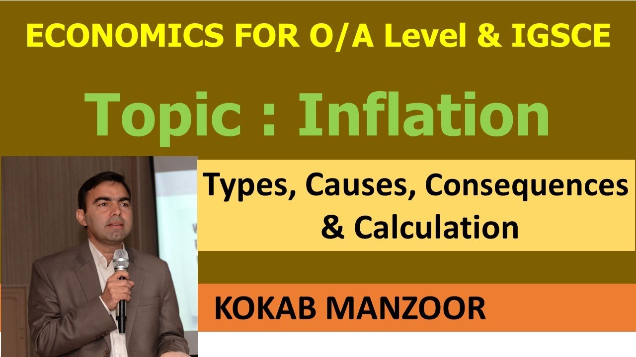 Inflation | How to calculate inflation | Causes & consequences of inflation | A-level Kokab Manzoor