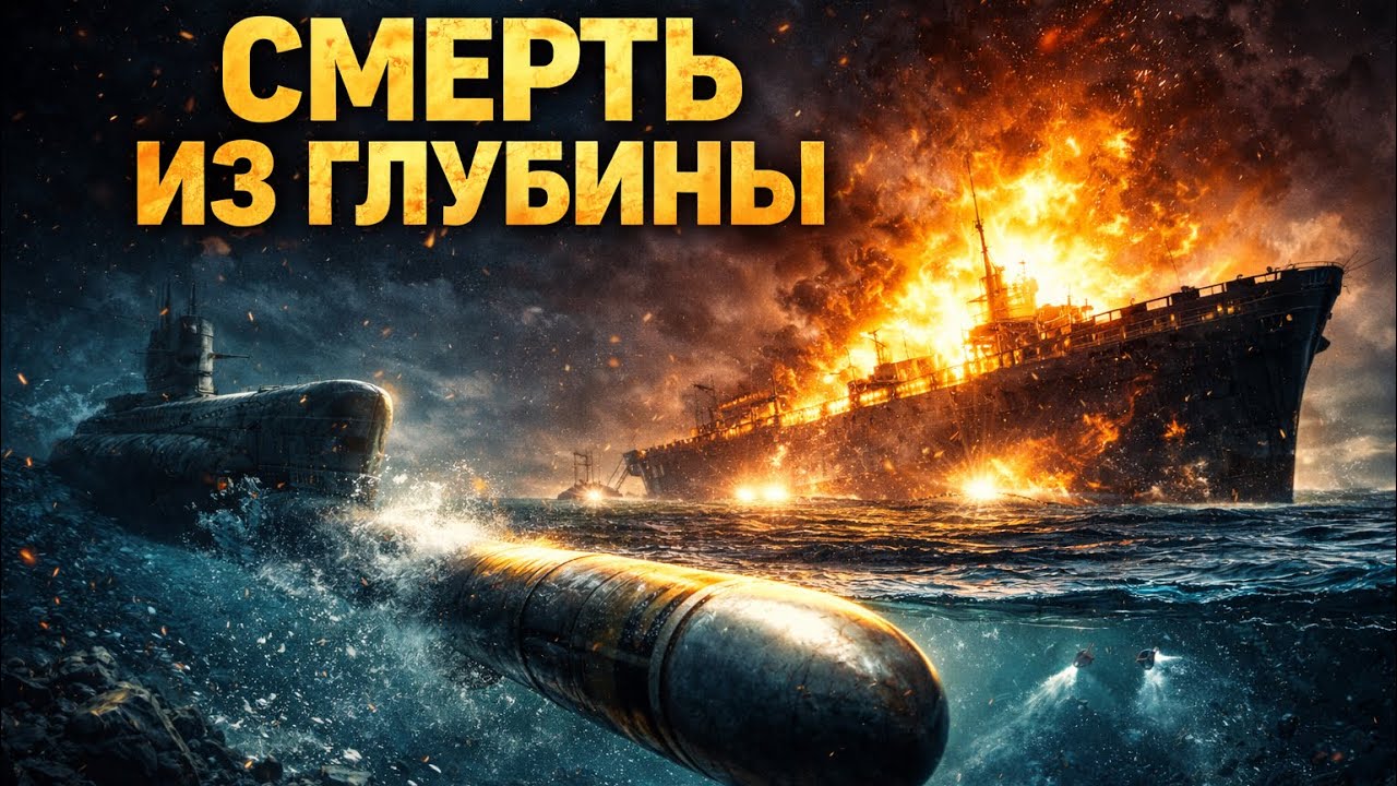 Торпедная Атака в Атлантике: Смерть Пришла Из Глубины