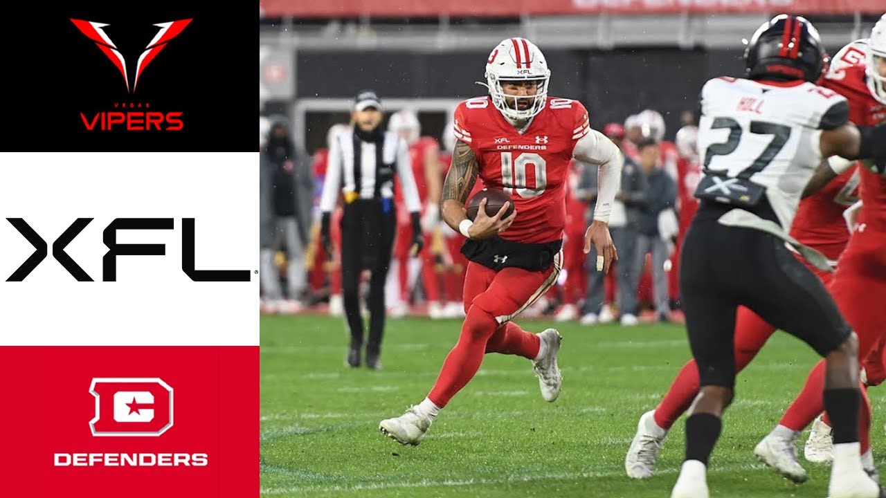 Vegas Vipers vs DC Defenders Full Game XFL 2023 Week 4