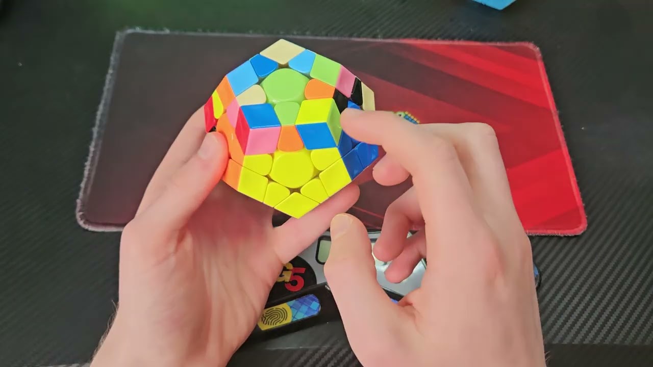 Reconstruction of my 22.89 WR Megaminx single!