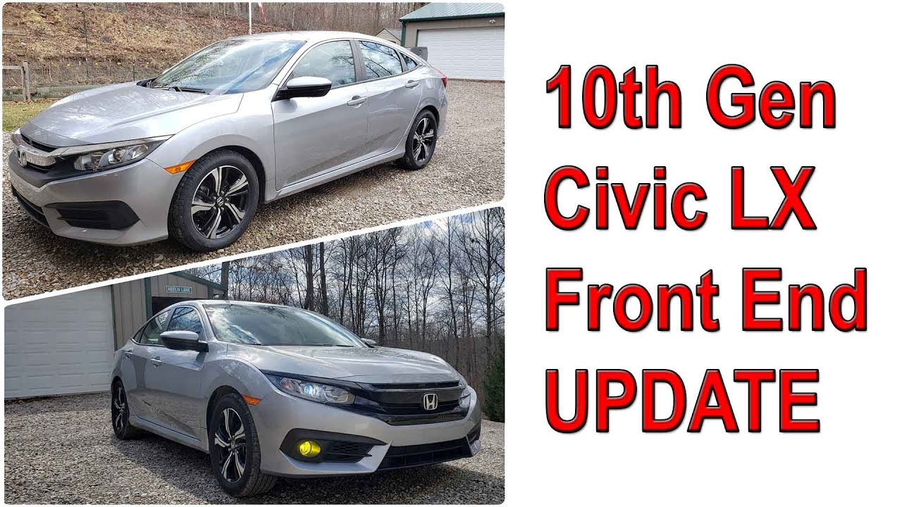 2016-2018 Honda Civic Factory Fog Light Installation with Black Grill