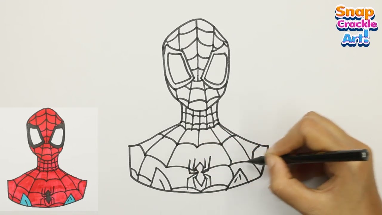 How To Draw Peter Parker Spiderman Step By Step