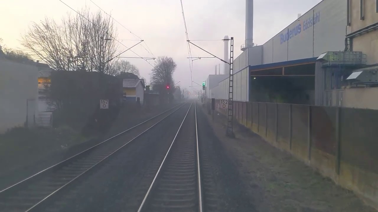 Führerstandsmitfahrt, Sinn - Gießen Bergwald 2021