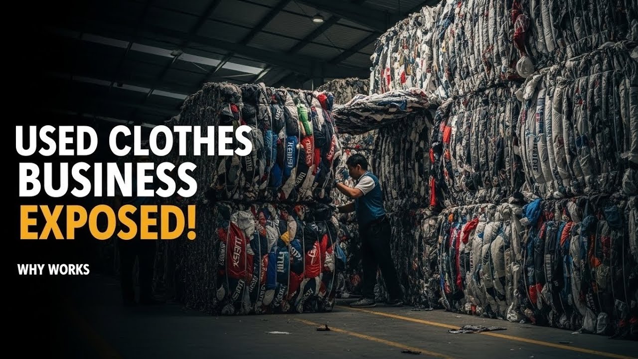 Inside Imported Landa Bales | Used Clothes Business Complete Guide