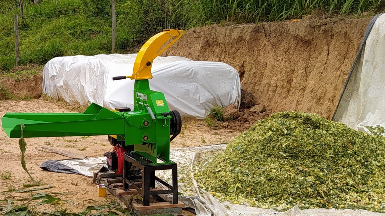 Nossa nova ensiladeira TrAPP Es 650 e motor a disel Branco 10 cv!