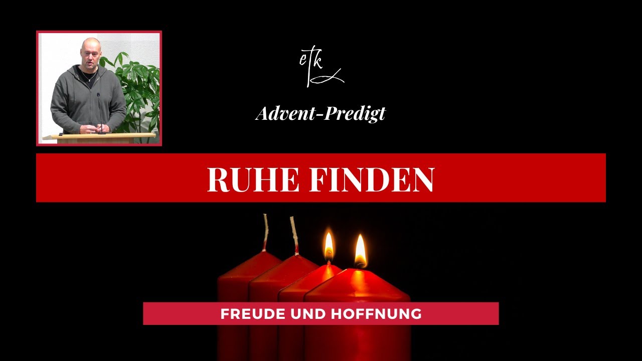 Freude über die Ruhe