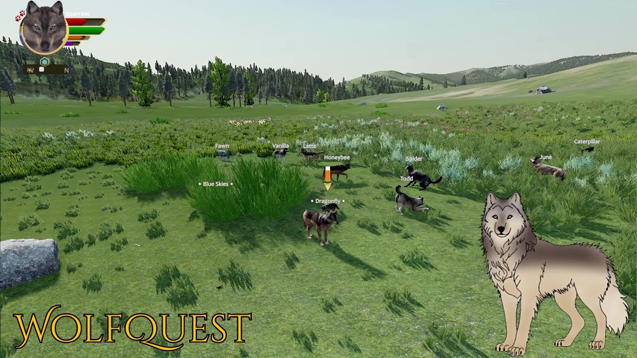 WolfQuest - Sparrow's Pack - Episode 4