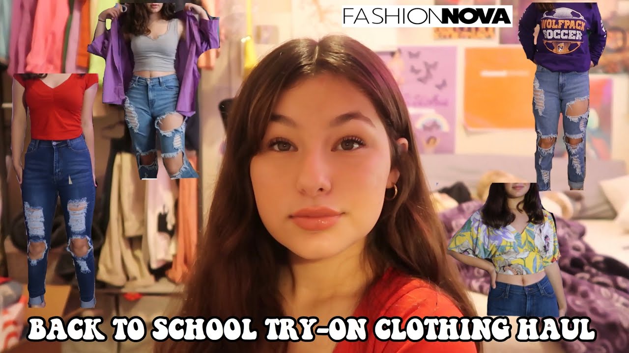 BACK TO SCHOOL CLOTHING HAUL FOR SOPHOMORE YEAR FT. FASHION NOVA!