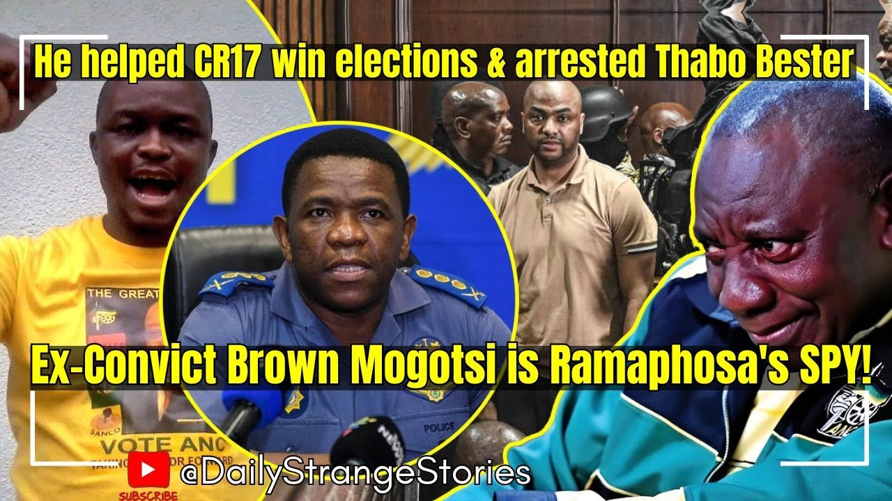 Brown Mogotsi is Ramaphosa's SPY who helped him succeed Zuma and arrested Thabo Bester!
