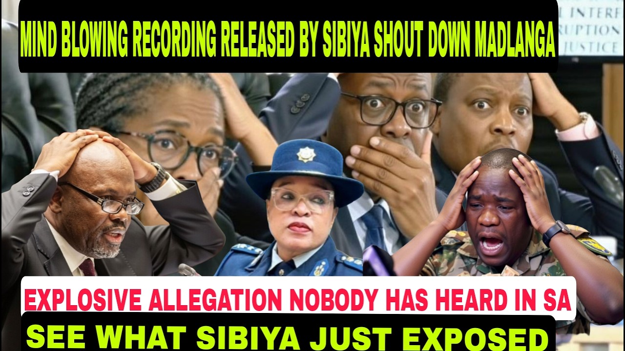 SIBIYA'S EXPLOSIVE RECORDING: 'Stop Lying, Play The Recording Let The Entire South Africa Hear