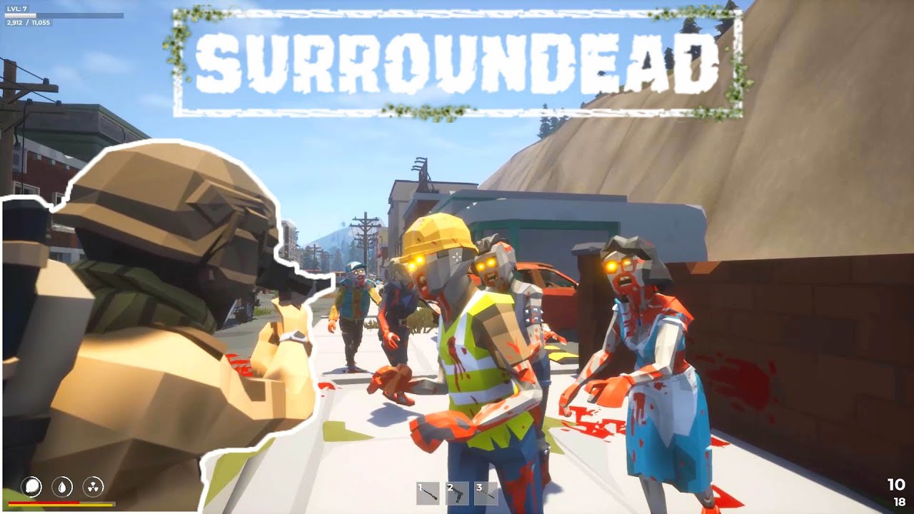 NEW! Open World Zombie Survival Game - SurrounDead Gameplay