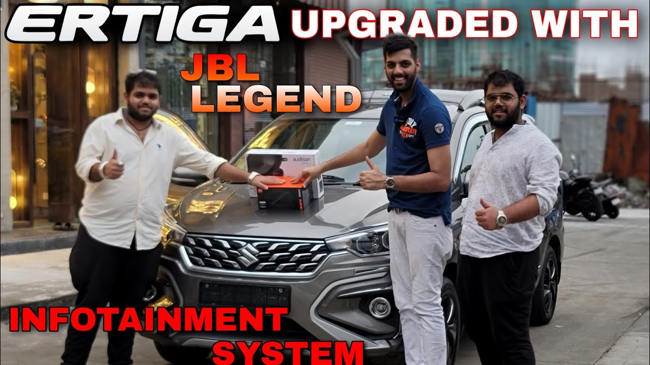 ERTIGA 2023 UPGRADED WITH JBL LEGEND INFOTAINMENT & AUDISON SPEAKERS....!!(BEST FOR AUDIO LOVERS)