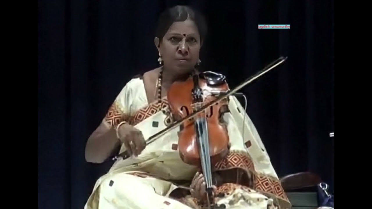B V Durga Bhavani(Smt)violin -krishnaneebegane yamankalyani Vyasarayar