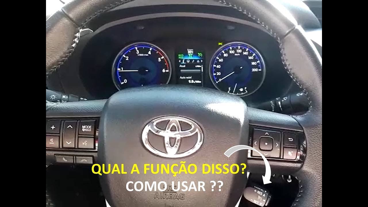 Como usar controle de velocidade cruzeiro hilux