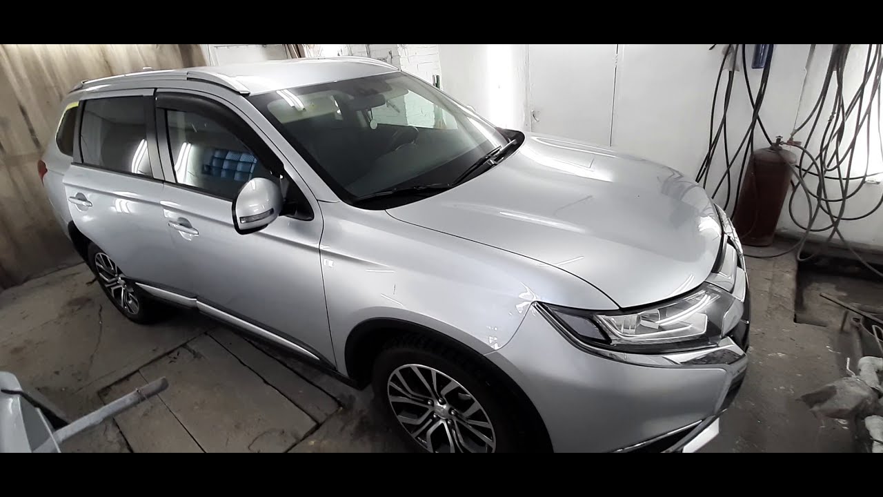 Mitsubishi outlander 2018 как снять рейлинги накладки(митсубиси аутландер)