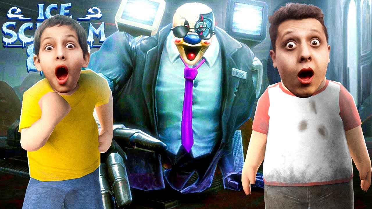 هربنا من مصنع رجل الايسكريم الشرير | ICE CREAM 5