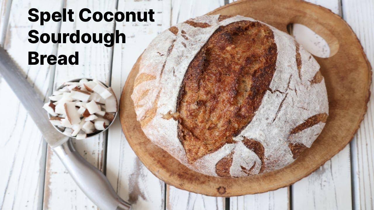 Spelt Coconut Sourdough Bread
