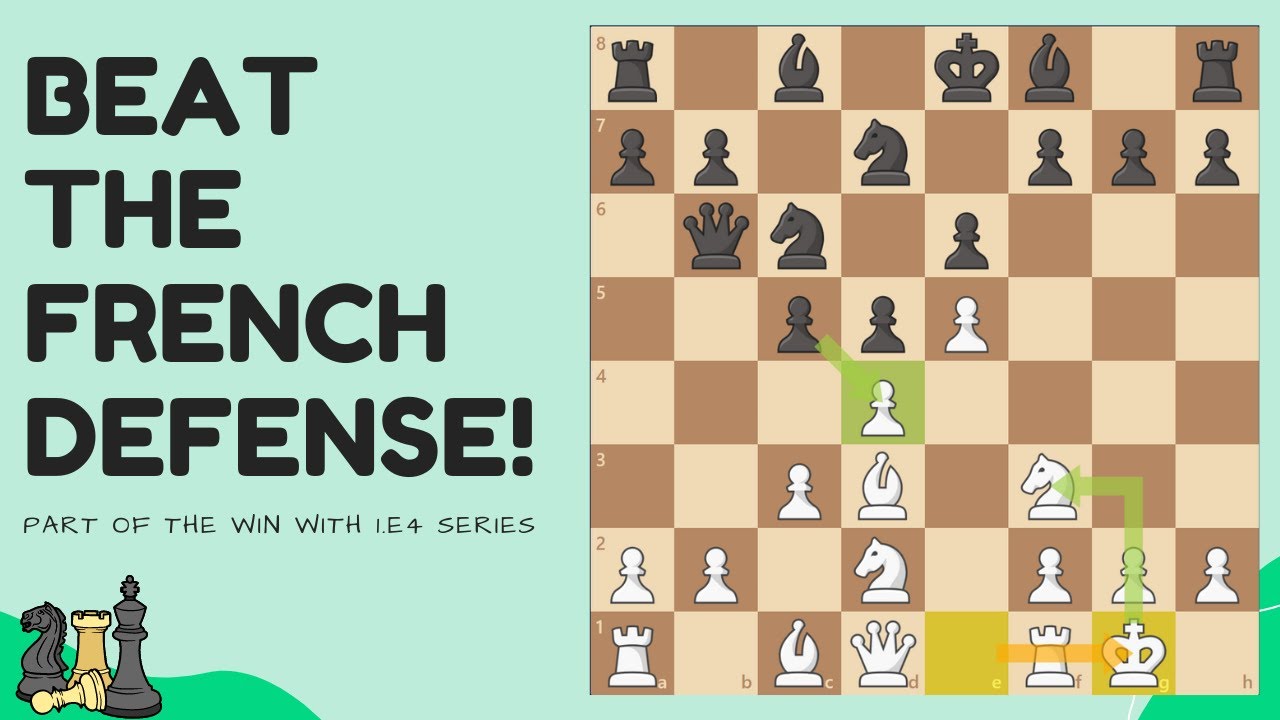 WIN against the French Defense with this strong GAMBIT!