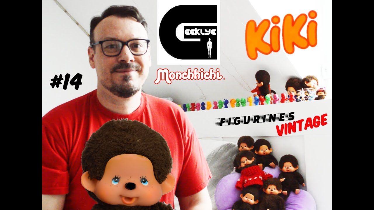 Geeklye kiki  la peluche les figurines univers Monchhichi Vintage jouet Culte.