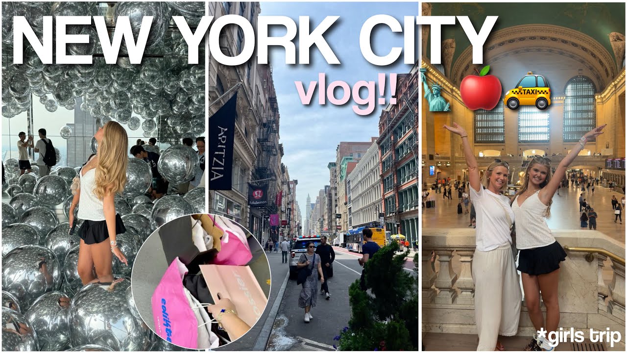 MY NEW YORK CITY VLOG!! 🚕🗽 *soho,shopping + more
