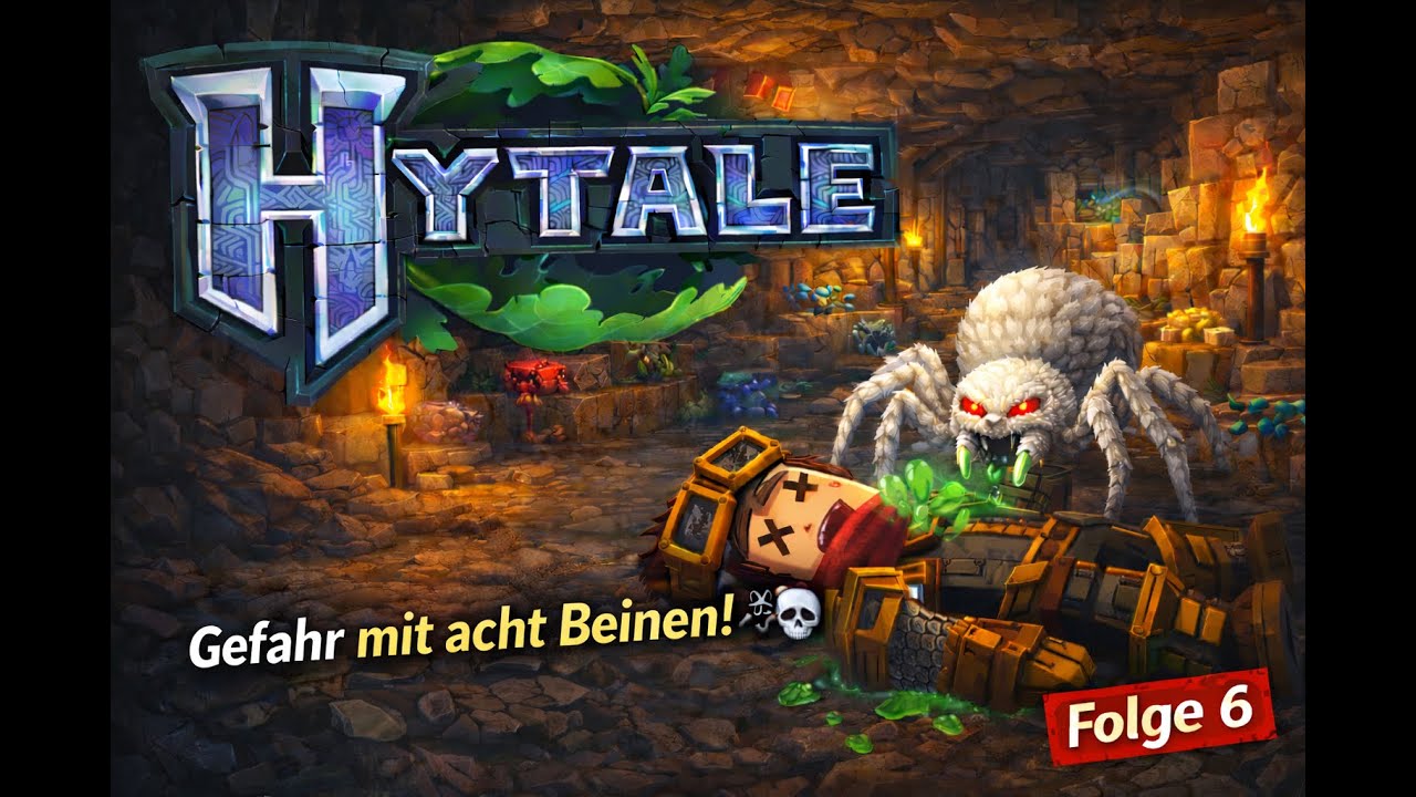 Spinnenbiss endet tödlich 🕷️💀 | Mine wird zur Falle Hytale Folge #06