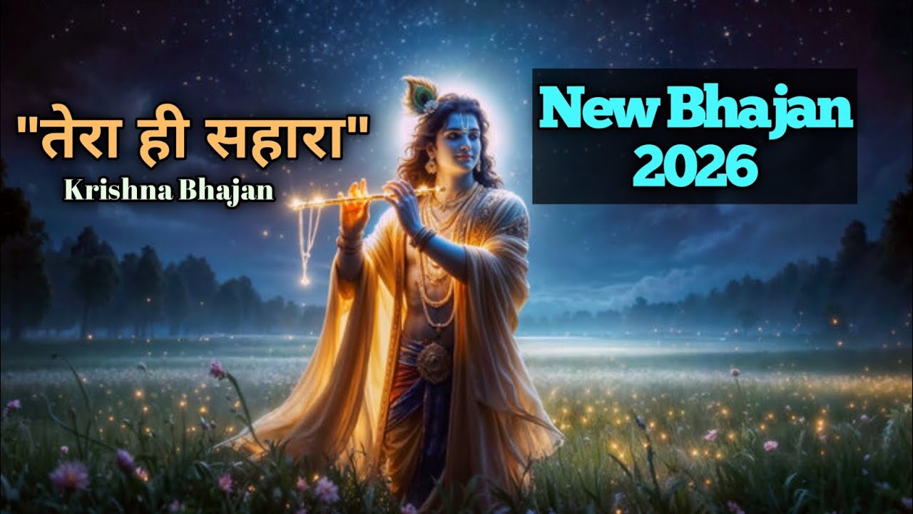 तेरा ही सहारा|Krishna Bhajan 🙏|New Bhajan 2026|Latest Bhajan 🙏❤️|