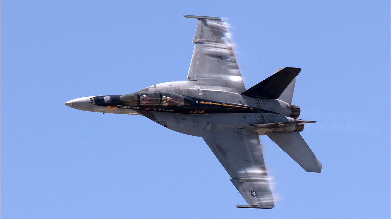 2025 Wings Over South Texas Air Show - F/A-18F Super Hornet Demonstration