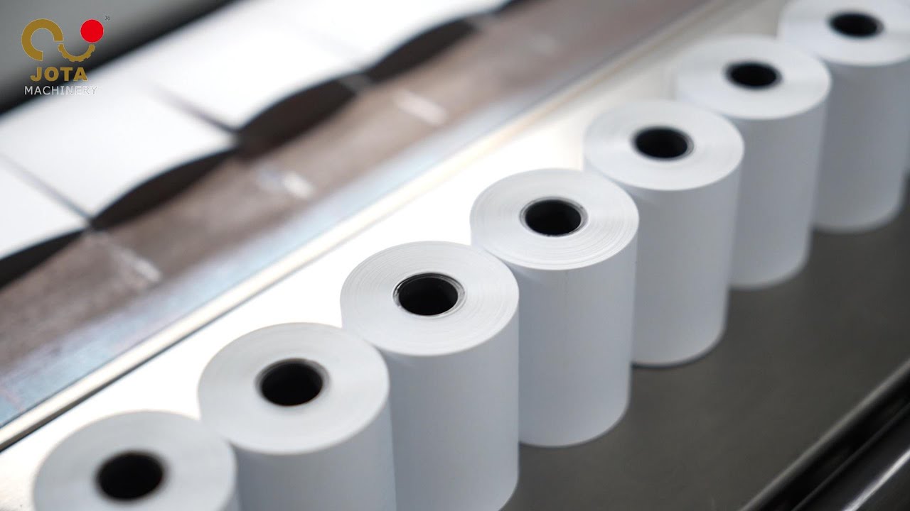Real Factory Sound | 900A Thermal Paper Slitting Machine Running