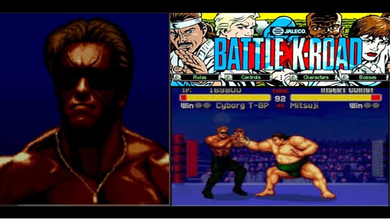 🎮 BATTLE K-ROAD - ( ARCADE - 1993 ) -  💥  CYBORG T-8P / MMA 💥 - GAMEPLAY COMPLETA