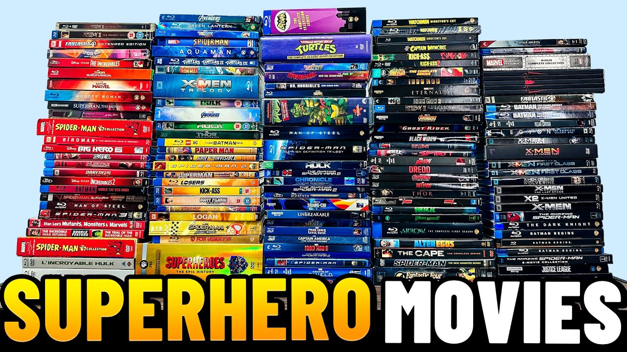My Entire Superhero Movie Collection | 120+ Titles