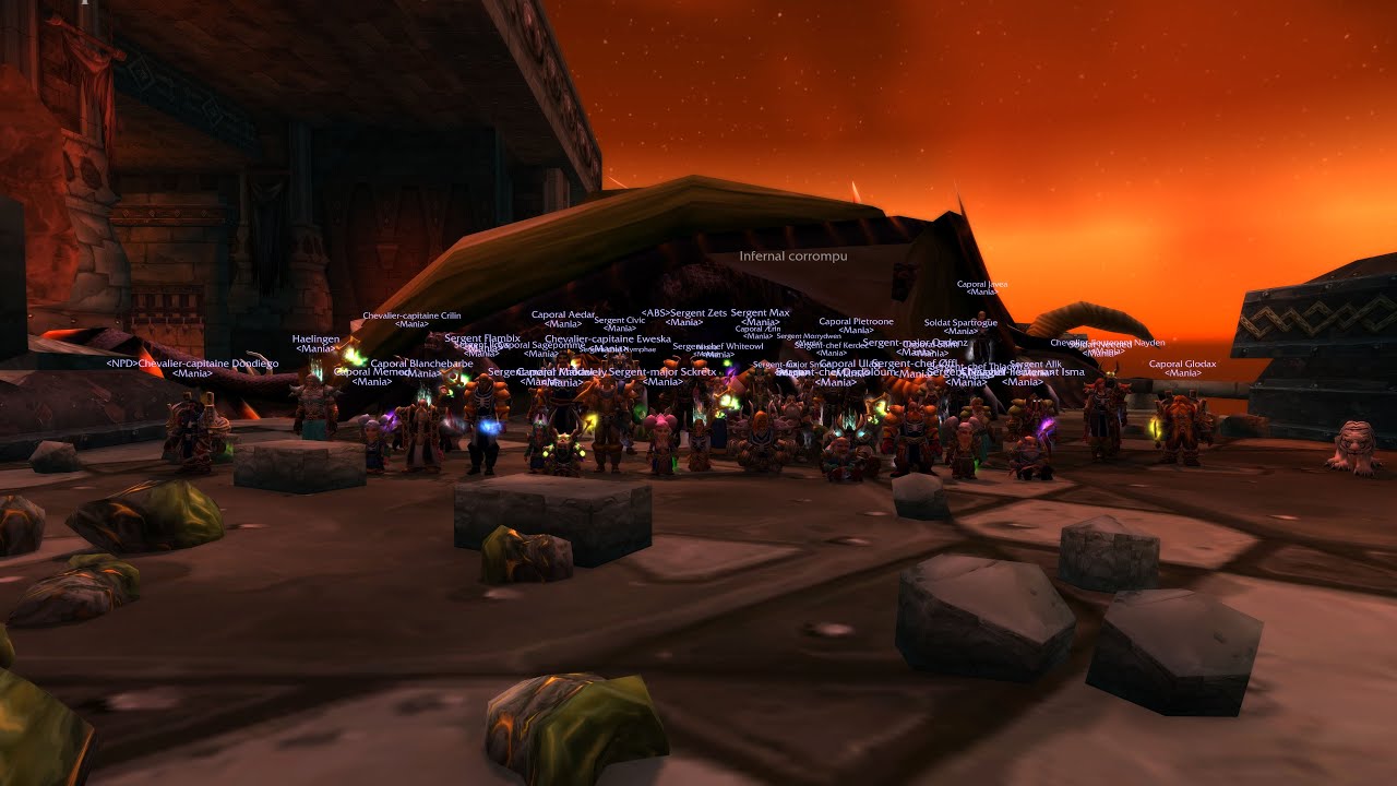 Mania  cleans BlackWingLair (Auberdine - FR)