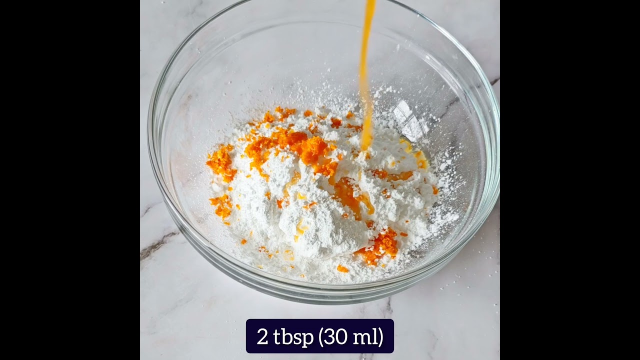 Orange Glaze Recipe | Sweet & Zesty | Perfect for Cakes and Pastries!