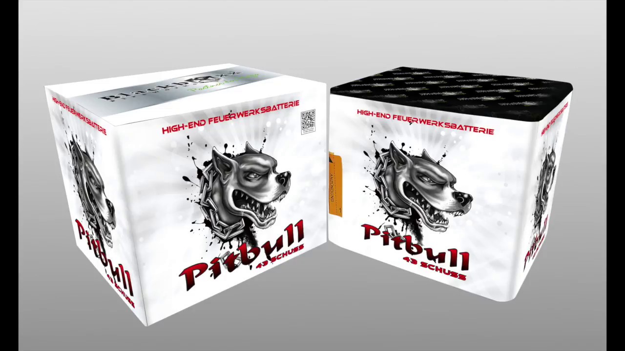 Blackboxx Pitbull, 43 Schuss XXL Multi-Effekt-Batterie mit 500Gr. NEM