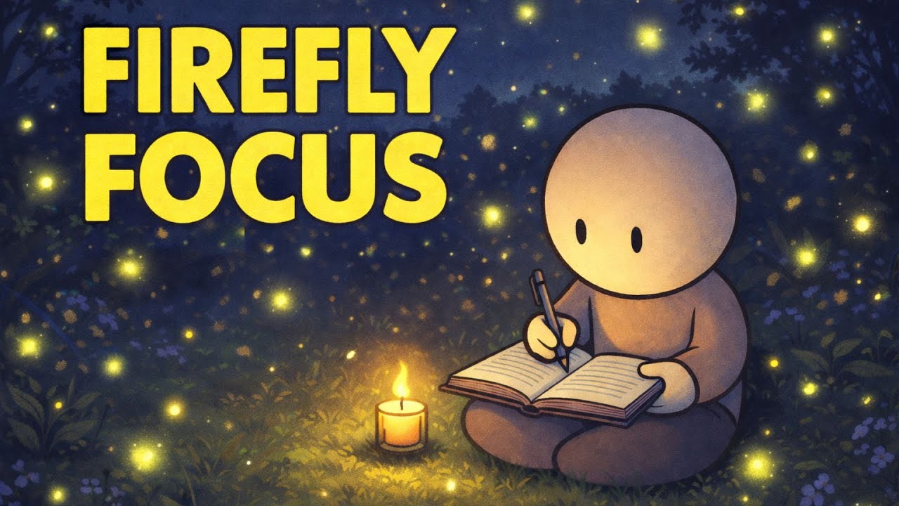 ✨ FIREFLY FOCUS – 2H Pomodoro Study with Gentle Garden Ambience