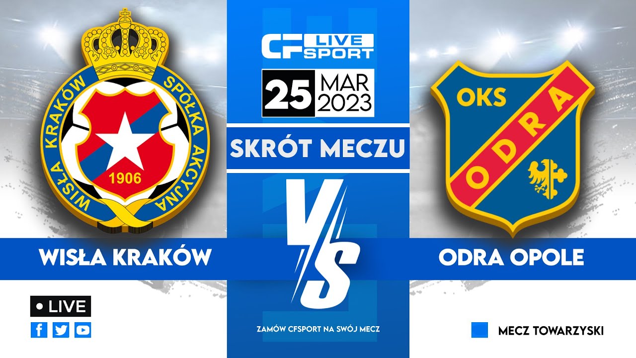 Skrót meczu: Wisła Kraków - Odra Opole 24.03.2023