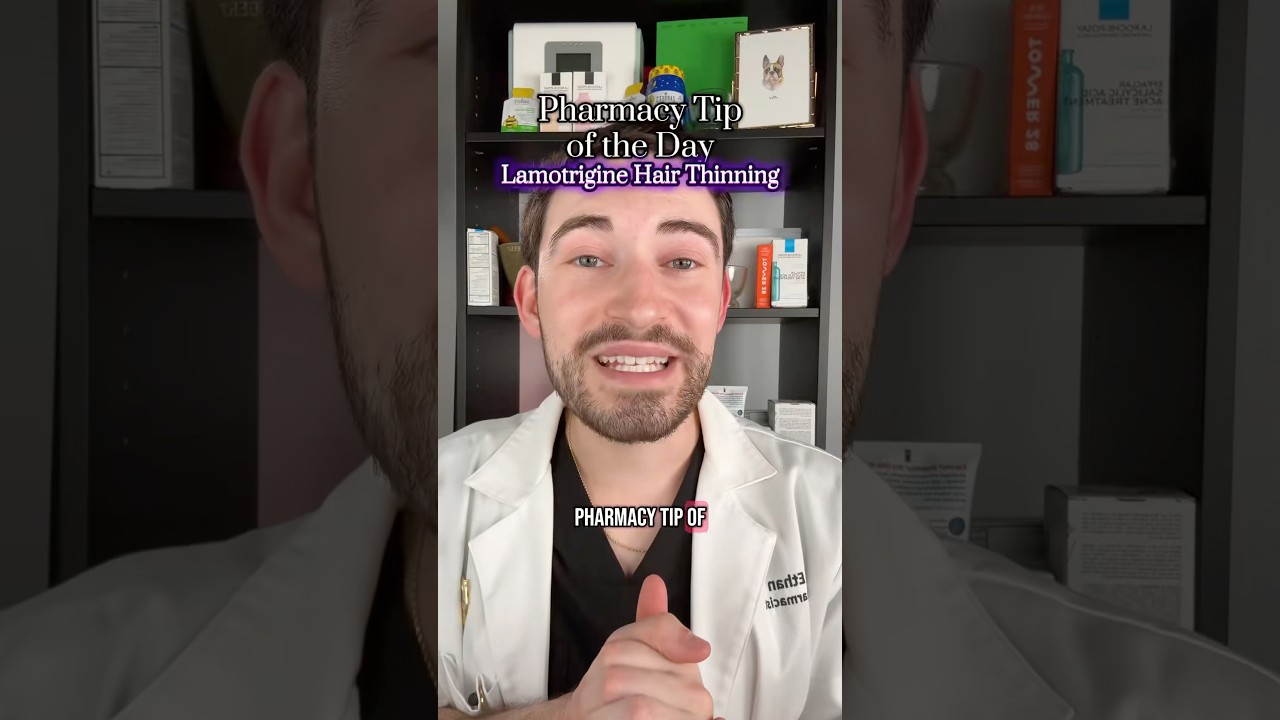 HAIR THINNING IS CAUSED BY THIS MEDICATION!! Pharmacist Reviews what to do #hairthinning #haircare