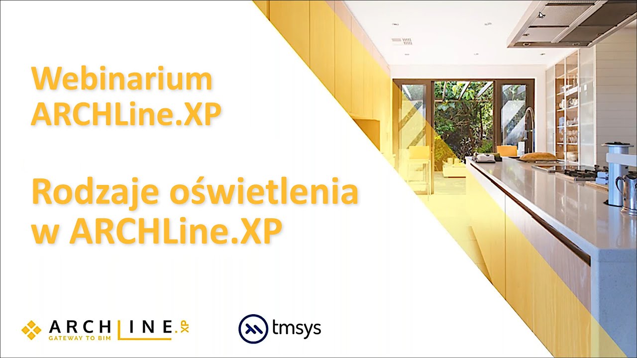 Webinarium ARCHLine.XP - Rodzaje oświetlenia w ARCHLine.XP