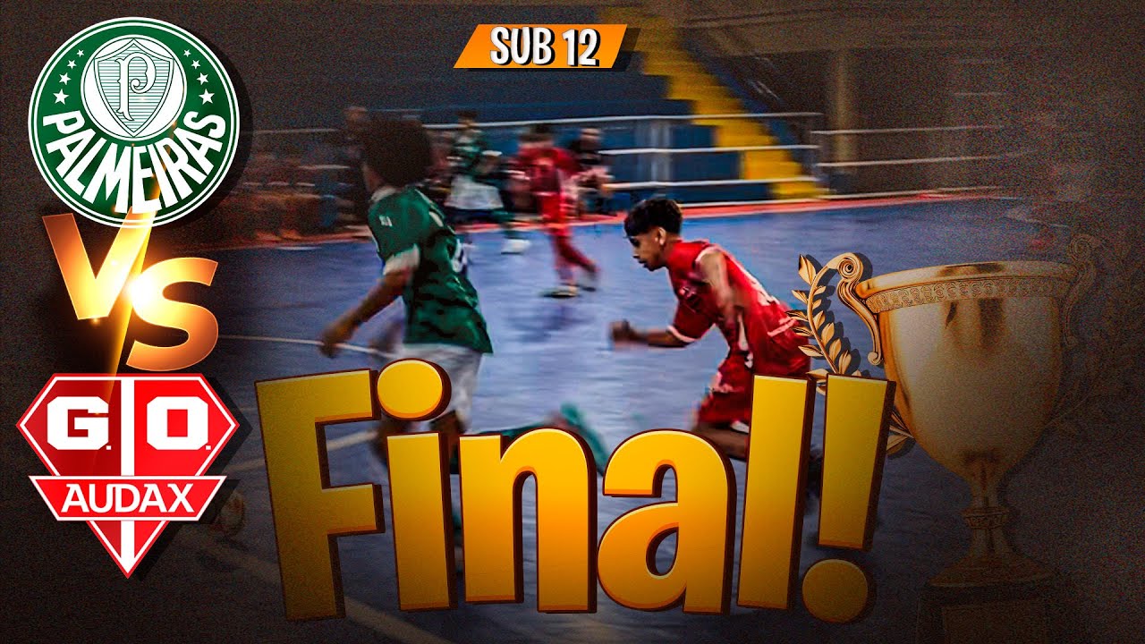 FINAL HIST&Oacute;RICA NA FEDERA&Ccedil;&Atilde;O 😱 - PALMEIRAS x AUDAX SUB 12