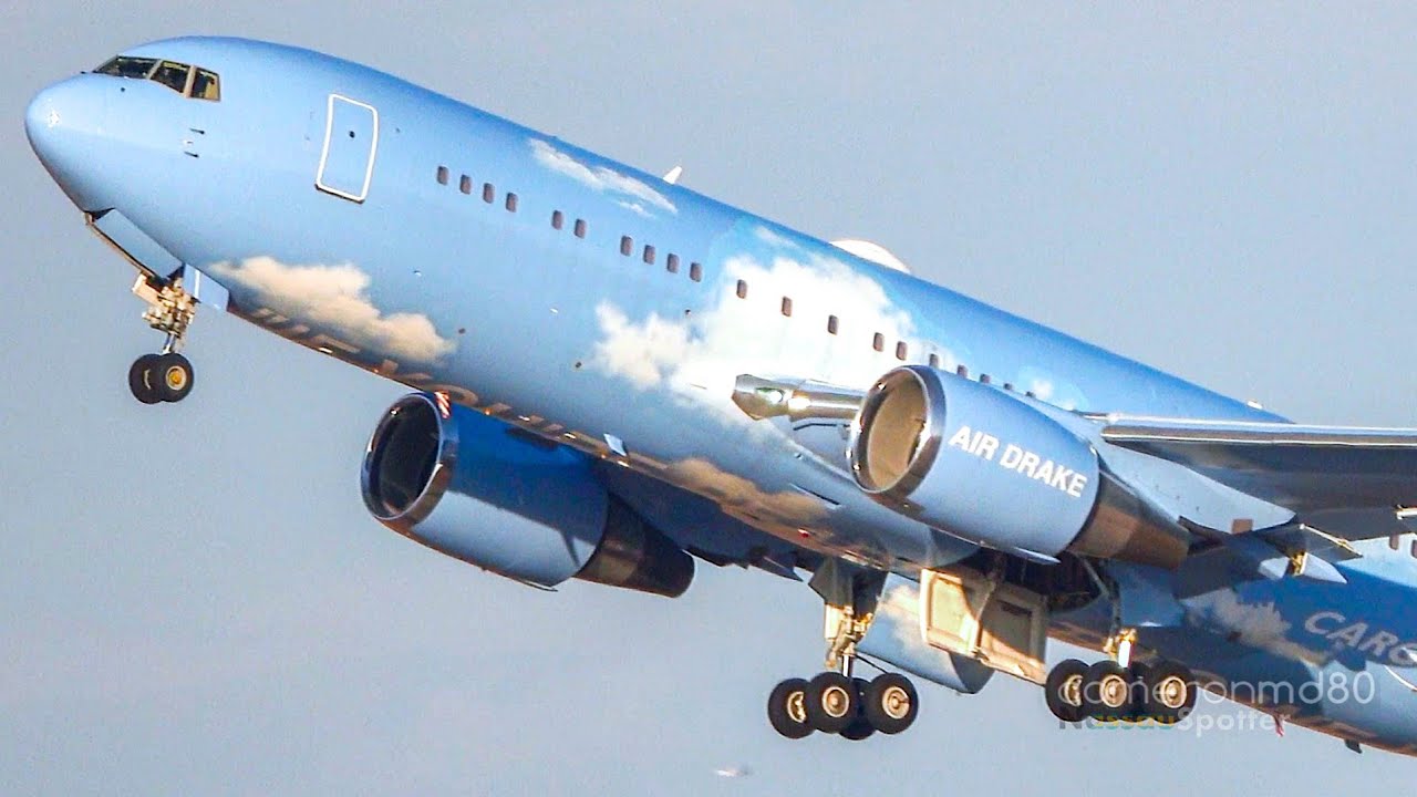 Phoenix-Mesa Gateway Airport Plane Spotting | Air Drake Boeing 767, MD80, C130 | 2023 [KIWA/AZA]