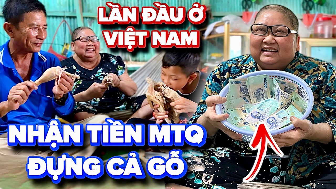 Chấn Động ! MTQ Cho Tiền Đựng Bằng Gỗ Chưa Có Trong Lịch Sử Youtuber Chị Thúy Quá Vui Mừng