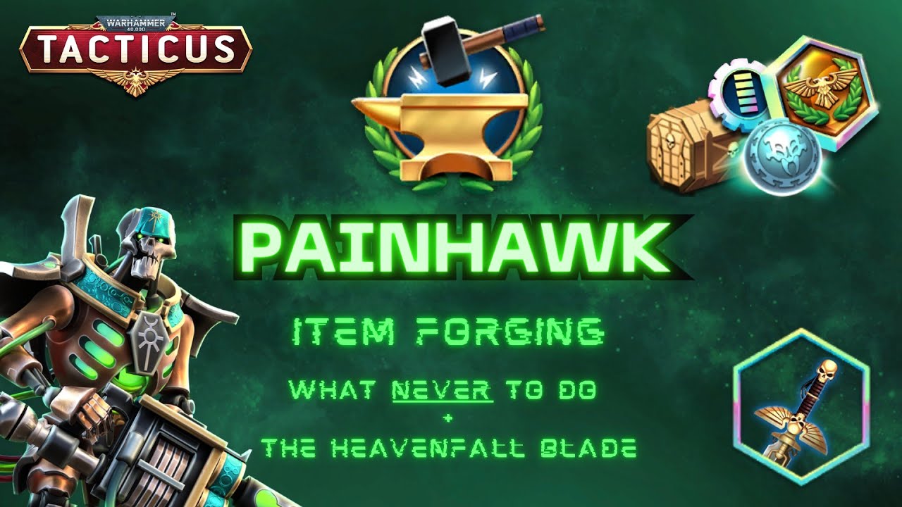 What you should NEVER do in Tacticus - Item forging, upgrade efficiency and The Heavenfall Blade!