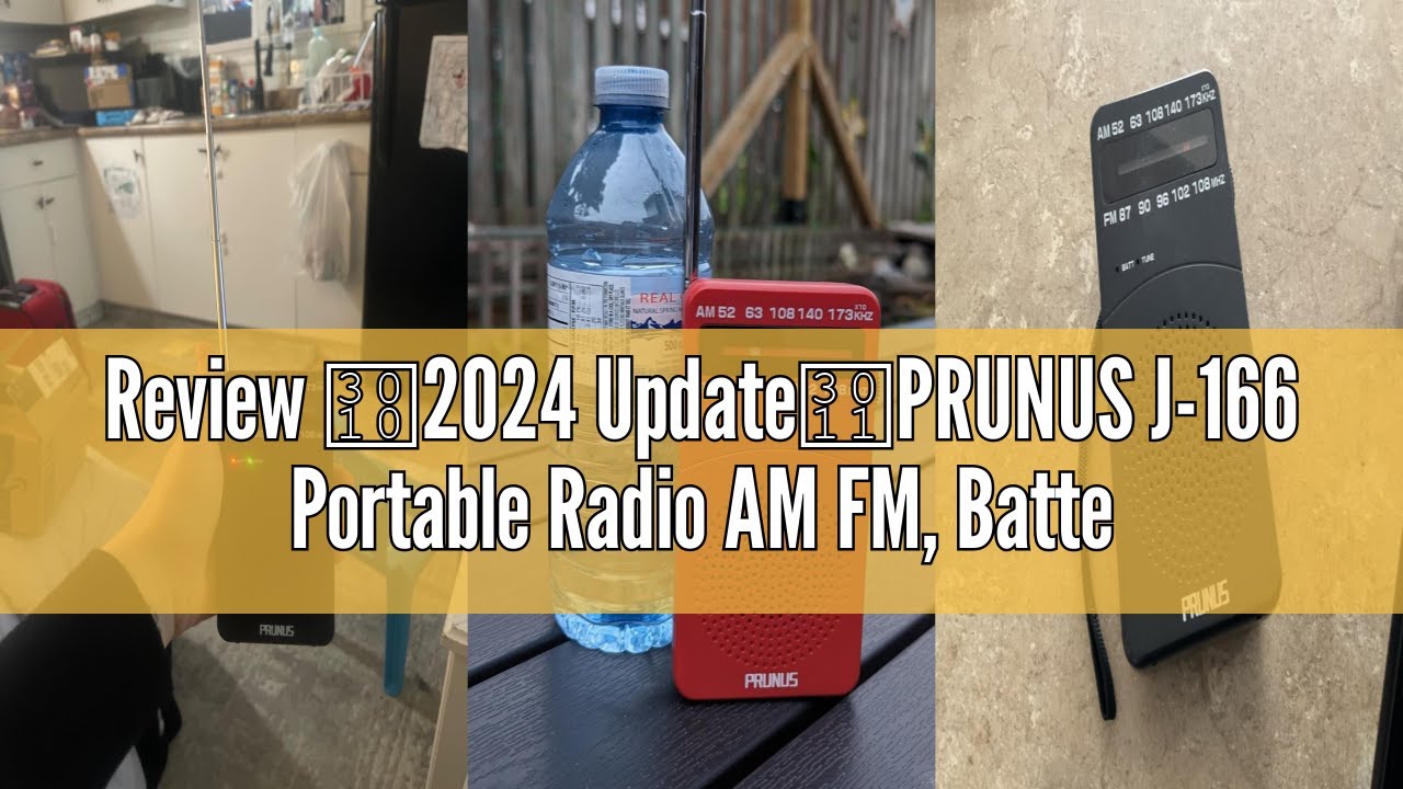Review 【2024 Update】PRUNUS J-166 Portable Radio AM FM, Battery Operated Radio with Tuning Light, Bac