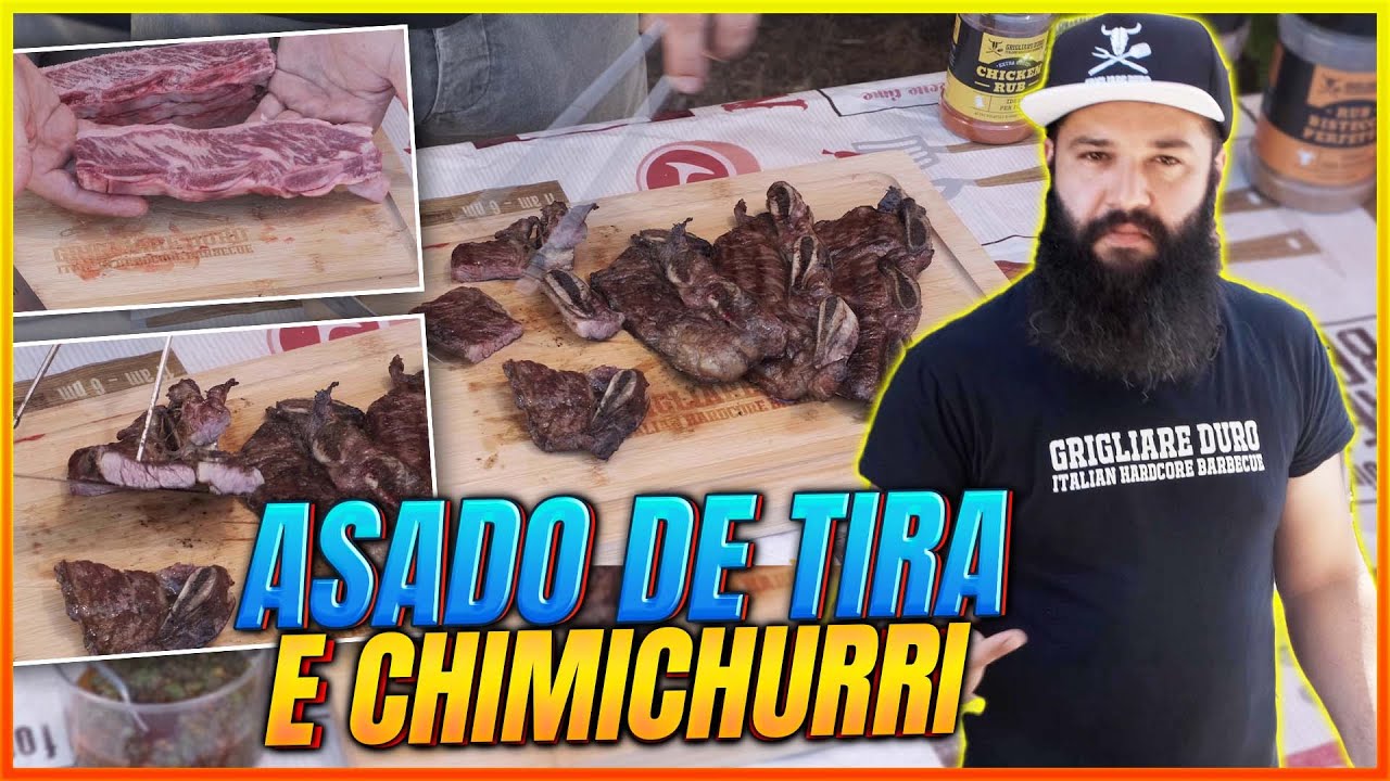 Asado de Tira e Salsa Chimichurri | Grigliare Duro