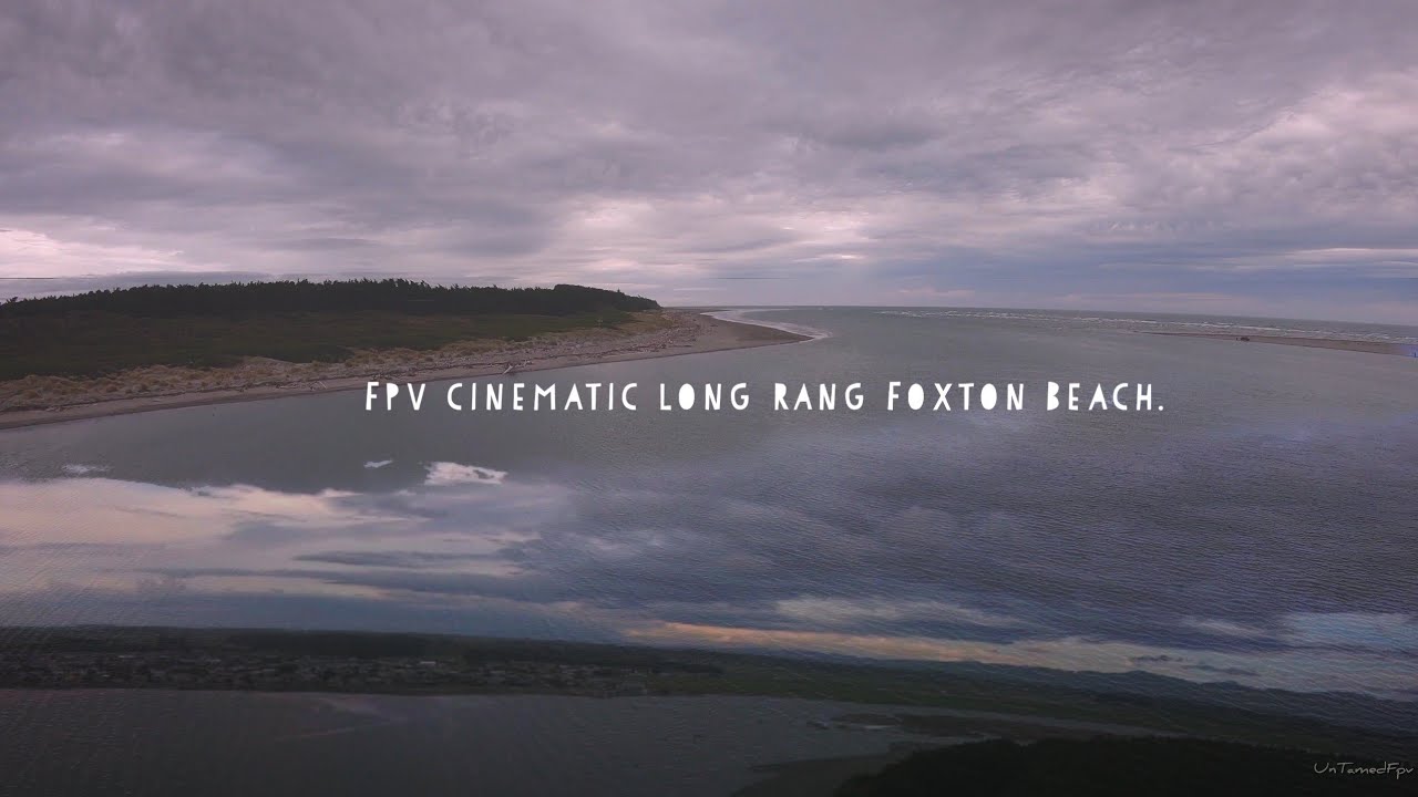 Fpv cinematic .. cruise Foxton Beach  New Zealand