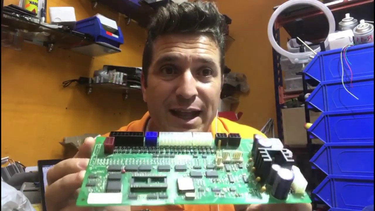 maquina vending  no funciona . solucion en placa electronica mosfet quemado