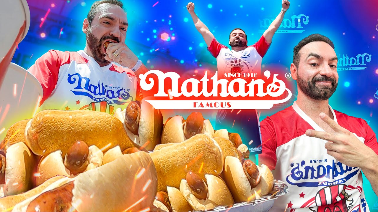 NATHAN'S HOTDOG 2025!! O maior campeonato de comida do MUNDO!