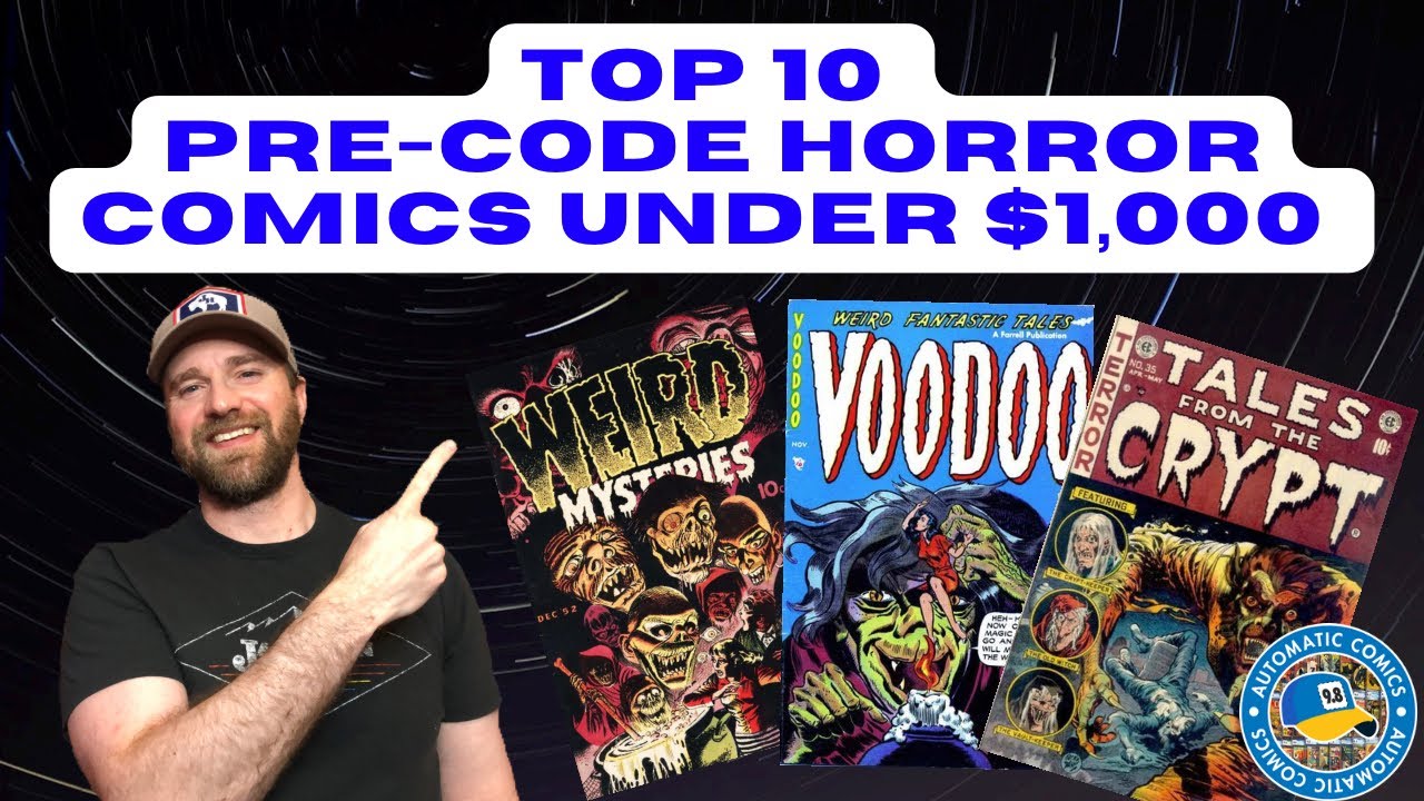 10 лучших комиксов ужасов до выхода Code до 1000 долларов | Золотой век!